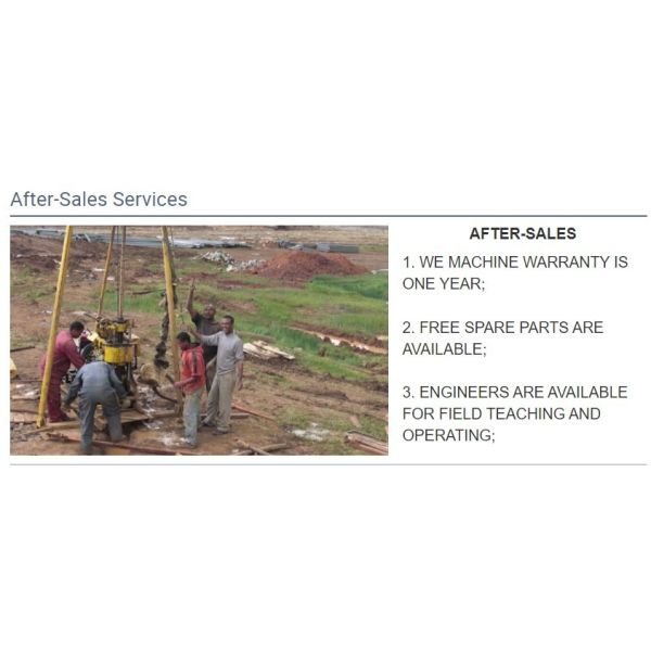 GY 200 Exploration Engineering Hydraulic Borewell Machine Customized 300 Meters Depth