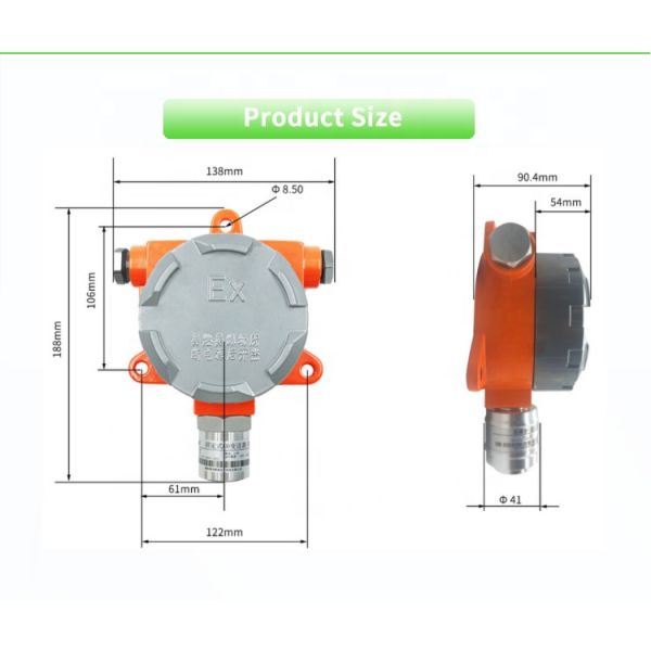 Accurate Oxygen Concentration Measurement Sensor With UBOC-WAC01 Yq 0-10V