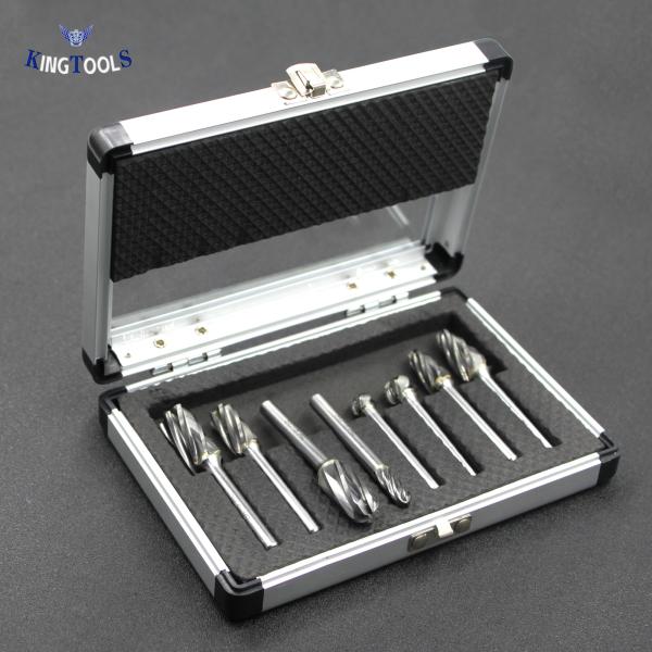 Quality High Speed Carbide Die Grinder Bit Set Aluminium Solid Carbide Burr Set Easy To Use for sale