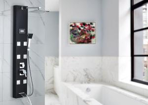 Wholesale ROVATE Massage Function Bath Shower Panels 4 Adjustable Nozzle Sprayers from china suppliers