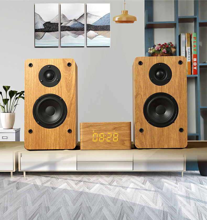 Wireless Bluetooth Bookshelf Speakers For Multimedia Home Theatre