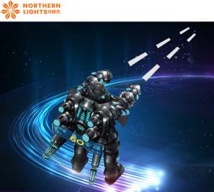 China Mech Warrior Interactive Wall Projection Indoor Interactive Projector on sale