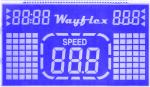 Digit Character Blue Film Lcd Display , Programmable Lcd Display For Running