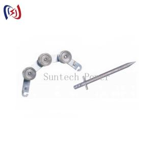Hook Ground 4.5KG Conductor Stringing Blocks Cable Pulling Pulley For Conductor