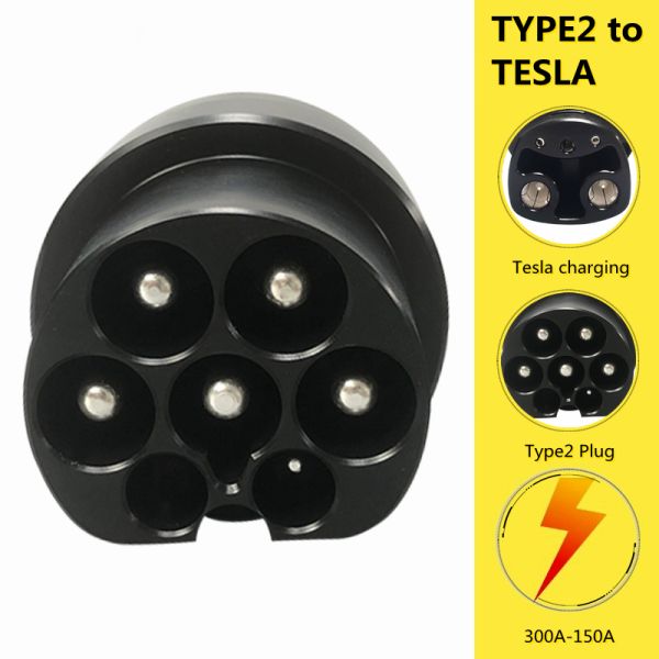 Type 2 To Tesla Electric Vehicle Charging Adapter DC 500V Tesla Charging Connector