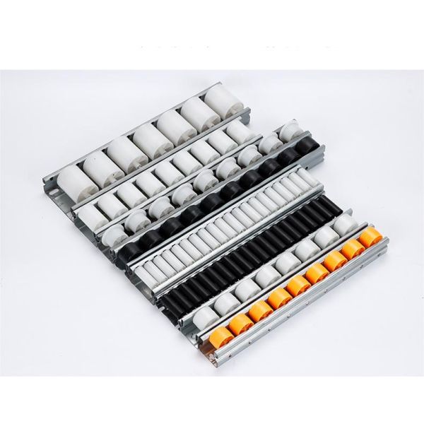Industrial Roller Track Flow Rail ABS Plastic WheelsFor Warehouse Shelf Rack System