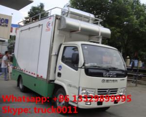Wholesale 4x2 diesel 120hp mobile chinese food truck, dongfeng 4*2 LHD mobile kitchen vehicle, hot sale fast food truck for sale from china suppliers