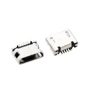 Wholesale Female 5 Pin 5.9mm Pitch Mini Micro USB Connectors With Post Plain Port from china suppliers