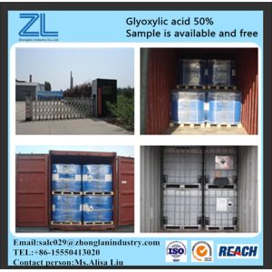 Wholesale Pharmaceutical Grade glyoxylic acid 50% from china suppliers