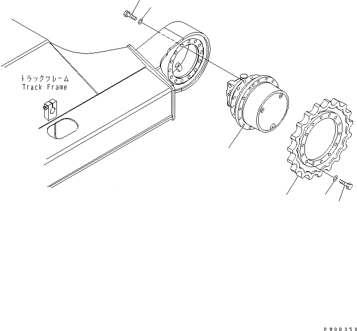 小松 21W-60-41202 零件 马达总成