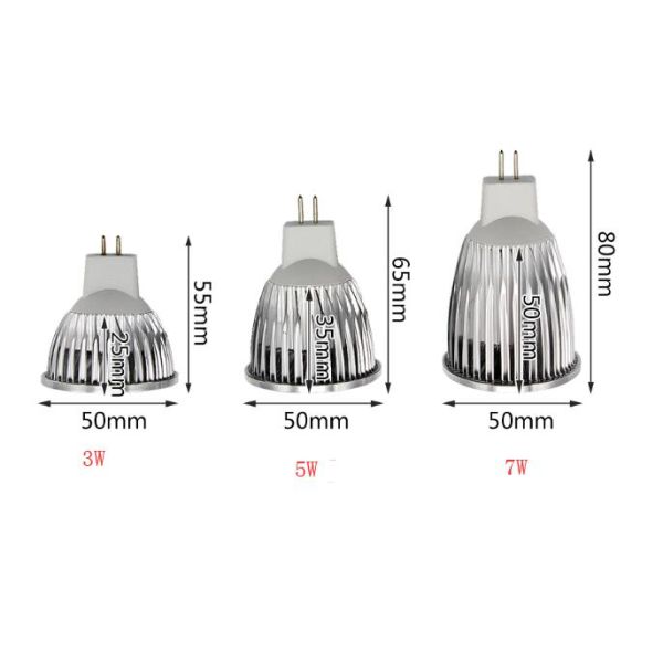 IP20 LED Spot Bulbs For Indoor Decoration , High Power 3W COB LED Lamp