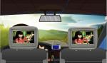 7 Inch Cab Taxi 4G Wifi LCD AD Display Headrest With Android OS And CMS