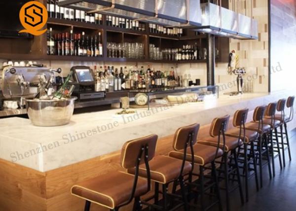 Quality Assorted Color Coffee Shop Bar Counter Wine Bar Reception Desk for sale