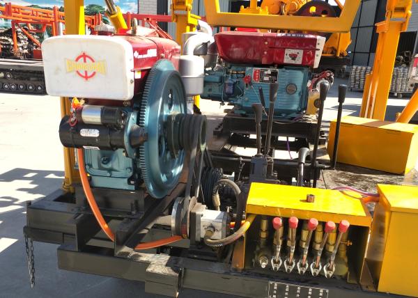 Quality Rotation Gears 220V 200 Meter Soil Testing Drilling Rig for sale