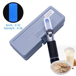 China Hand Held Digital Brix Salinity Refractometer , Portable Aquarium Refractometer on sale