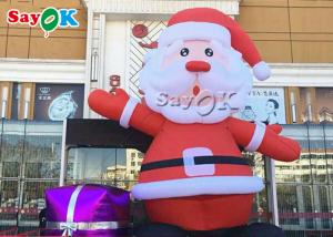 China Yard Party Decoration Air Blown Inflatable Christmas Santa Claus on sale