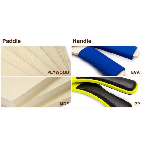 Multilayer Board Wood Beach Racket Sport Plywood Wood Pickleball Paddles
