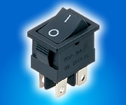 NYLON 66 Kcd1 Rocker Switch 6A , Miniature 220V Rocker Switch T85 PA66