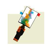 2.4 Inch AMOLED Display Module 800cd/M2 450*600 Resolution SPI / MCU / MIPI