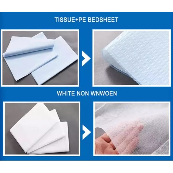 Nonwoven Hospita Disposable Bed Sheets Roll EOS Disinfecting