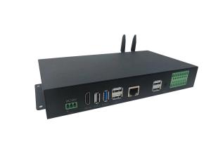 China Fanless Embedded Panel PC EMMC Industrial Embedded Box PC HDMI on sale