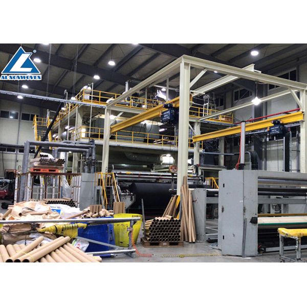 Pp Spunbonded Non Woven Fabric Making Machine Multifunction 1.6m SS Model