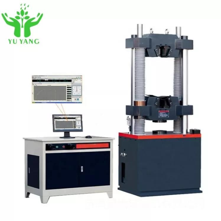 Microcomputer Universal Test Equipment Load Resolution 1/50 000 Tensile Testing Machine
