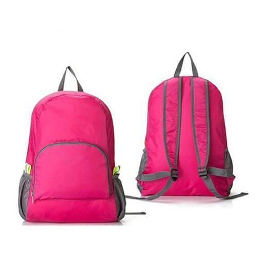 Quality Softback Zipper Pocket Womens Foldable Rucksack Backpack For School for sale