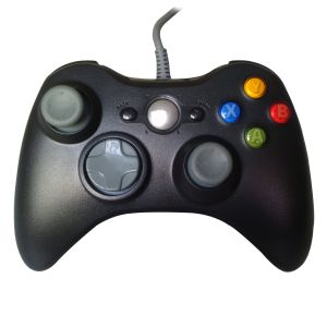 Wholesale Solid Black XBOX One Gamepad , Vibration Wired Game Controller from china suppliers