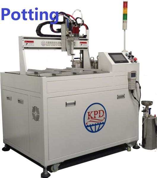Quality PU Glue Type 2C Epoxy Resin Dispensing Machine for Split Core Current Transformer for sale