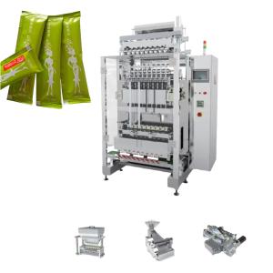 Multi Head Filing Multi Lane Packing Machine For Multiple Packaging Containers