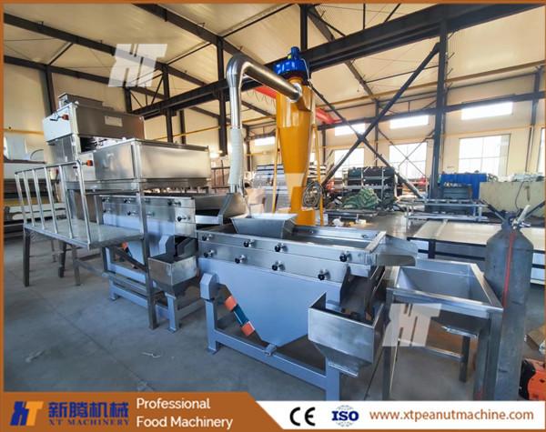 Quality Linear Peanut Processing Machines Vibration Sieve Machine Peanut Chopping Machine for sale