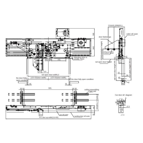 Permanent Magnel Elevator Parts / Permanent Magnet Asynchronous Operator