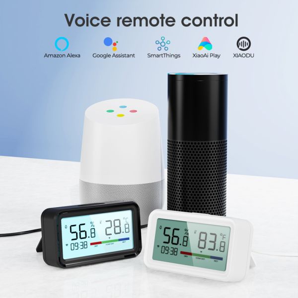 Tuya ZigBee Hygrometer Thermometer Sensor Remote App Voice Alexa Google Home Smart Home Wireless
