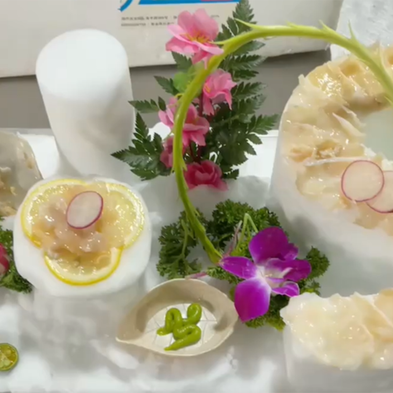 Large Power Snowflake Ice Machine With 220Kg Ice Storage For Home With Good Service