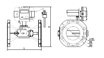 Smart Electronic Energy Meter Large Size Vertical / Horizontal Mount Position