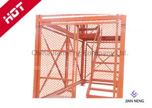 China Box Type Ladders And Scaffold Towers , Lightweight Scaffold Tower With Satety Protecting Netting on sale
