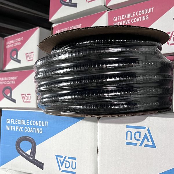 Round Head Code Heavy Duty Electrical Metal Flex Conduit In AISI 316 L Flexible Metallic Tubing