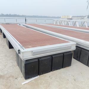 China UV Resistant LLDPE Plastic Docks Floating Pontoon Marine Boat Accessories on sale