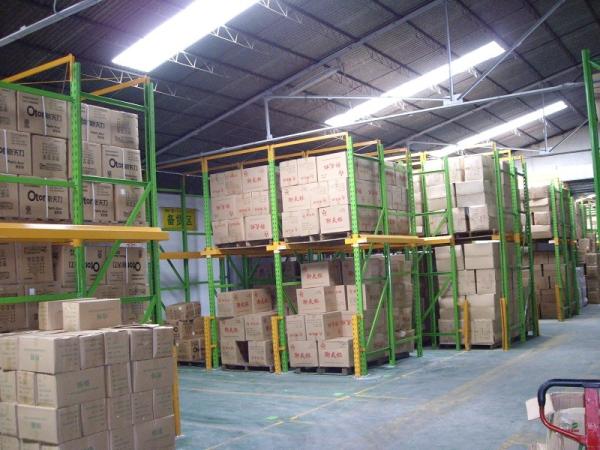 Quality Customized height Drive in warehouse pallet racking , steel racking system for sale