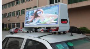 China 80W P4 SMD1921 Taxi Top LED Screen 5000nit 1000x360mm on sale