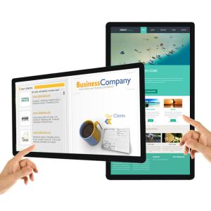 China 55 inch wall mount display touch monitor kiosk digital signage advertising screen on sale