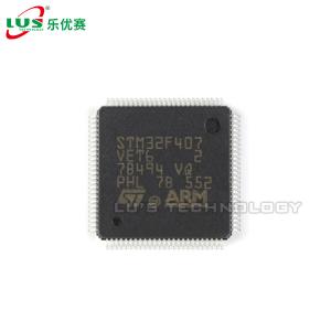 China LQFP-100 STM32F407VET6 Embedded Processor Controller IC Chip on sale