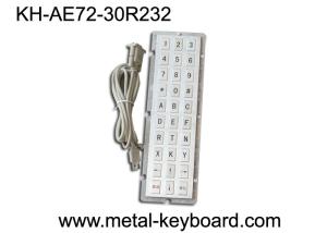China R232 Port Industrial Metal Keyboard , ip65 keyboard For Industrial Control Platform on sale