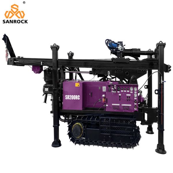 Reverse Circulation Drilling Rig Hydraulic RC Drilling Machine Depth 200m Exploration Core Drilling Rig