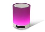 LED Color Changing Bluetooth Speaker Alarm Clock USB Port + FM Radio + Touch