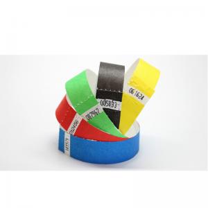China Disposable Tyvek Wristband- RFID 13.56MHz on sale