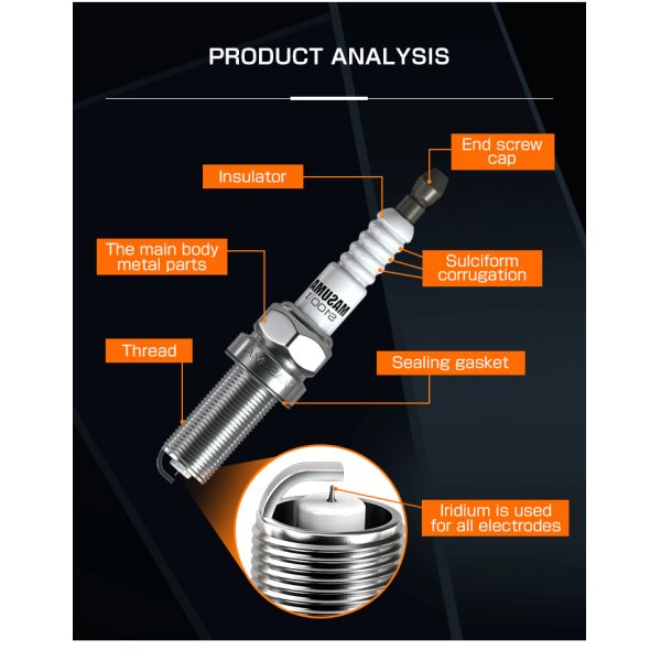 S302I MASUMA Nickel Alloy Spark Plug For MITSUBISHI LFR5AGP 1999-2000