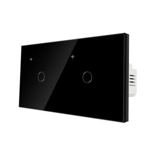 China 157 Type 2Gang 50-60Hz Smart WIFI Switch Wireless Home Automation Smart Home Wall Switch Tuya App Control on sale