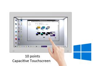 China 21.5 Inch Transparent Lcd Showcase Interactive LCD Advertising Screen on sale